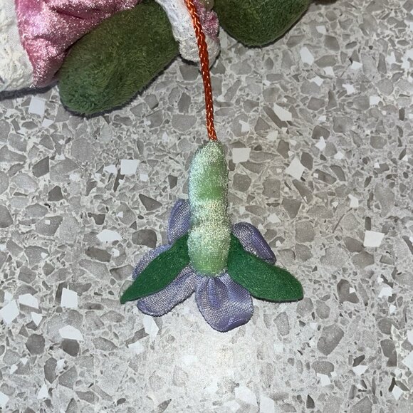 Gund Sweet Peas Ribbirta 60033 Small Plush Frog Flower in Backpack with Tag Toy - Picture 13 of 16